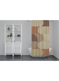 Home Print Waterproof Bathroom Curtain 