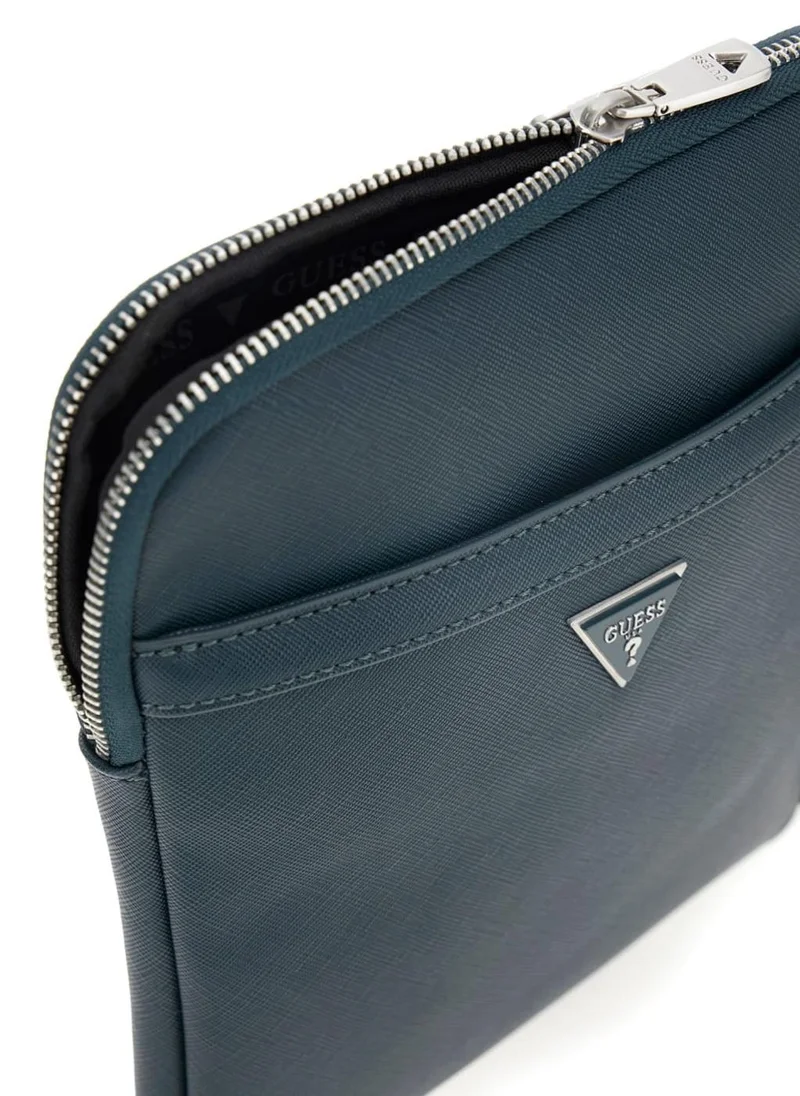 GUESS Casual Saffiano Crossbody Bag