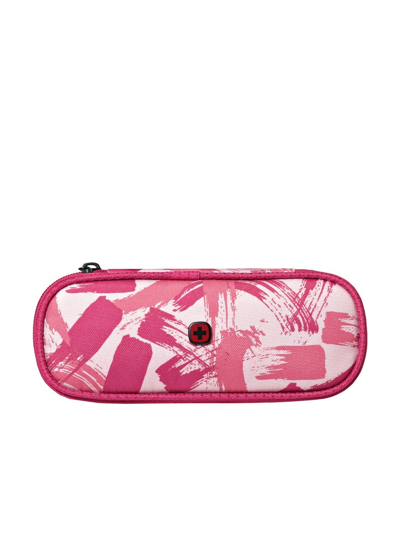 Wenger Back To School Two-Compartment School Pencil Case Pink School 653114 - Image 1