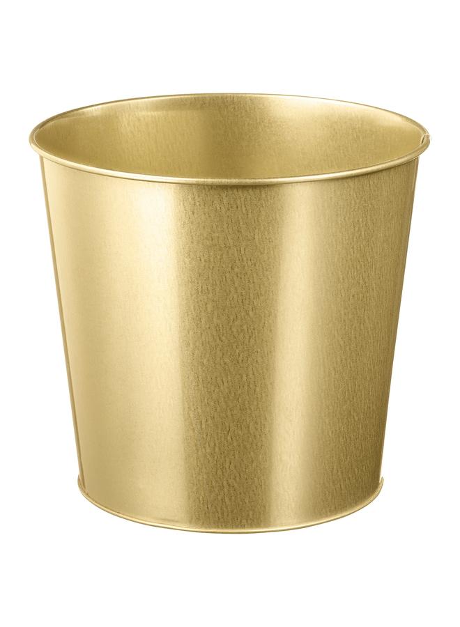 erorex Plant pot, brass-colour, 19 cm - Image 1
