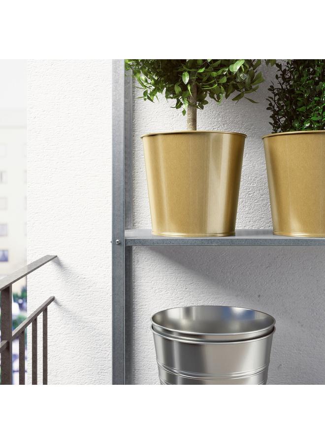 erorex Plant pot, brass-colour, 19 cm - Image 4