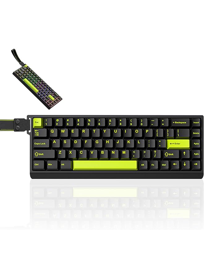 UCHUANG M68 Mechanical Gaming Keyboard 60% Magnetic Axis Hall Effect ...