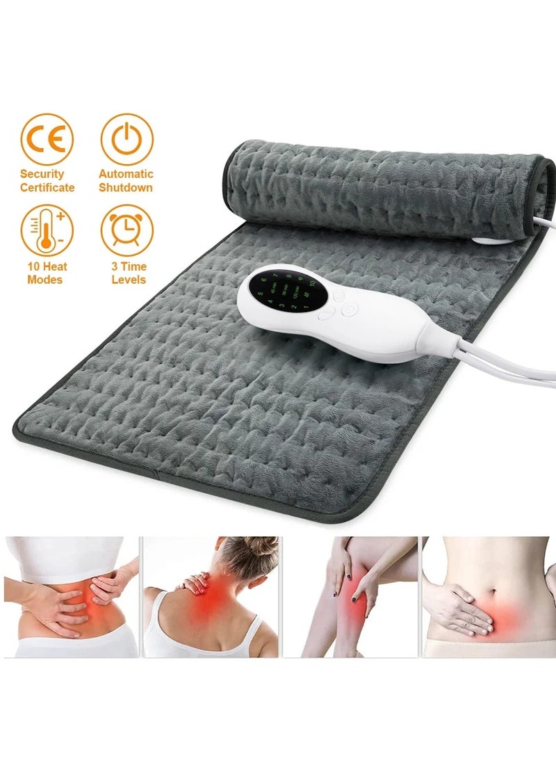 Heating Electric for Pain Relief of Back Neck and Shoulder 10 Electric Temperature Options 4 Timer Settings Auto Shut Off - Image 1