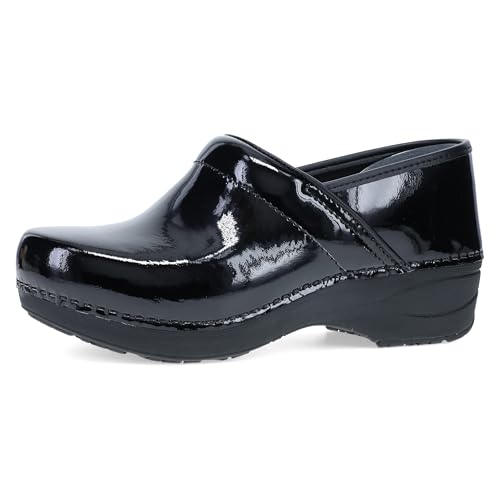 Dansko XP 20 Clogs Lightweight SlipResistant Footwear for Comfort and Support Ideal for Long Standing Professionals Nursing Healthcare Professionals BlackBlack Patent 657 M US - Image 1