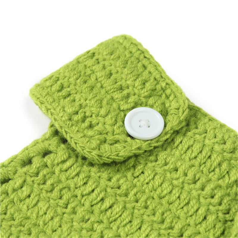 Baby Photography Props Photo Outfits Knitted Costume Unisex Hat Pants for Infant Newborn - Image 4