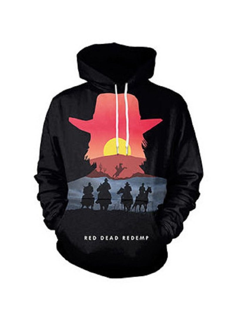 Loquat Wilderness Escort 2 RED DEAD REDEMPTION 2 3D Digital Printed Hooded Sweater  - Image 1