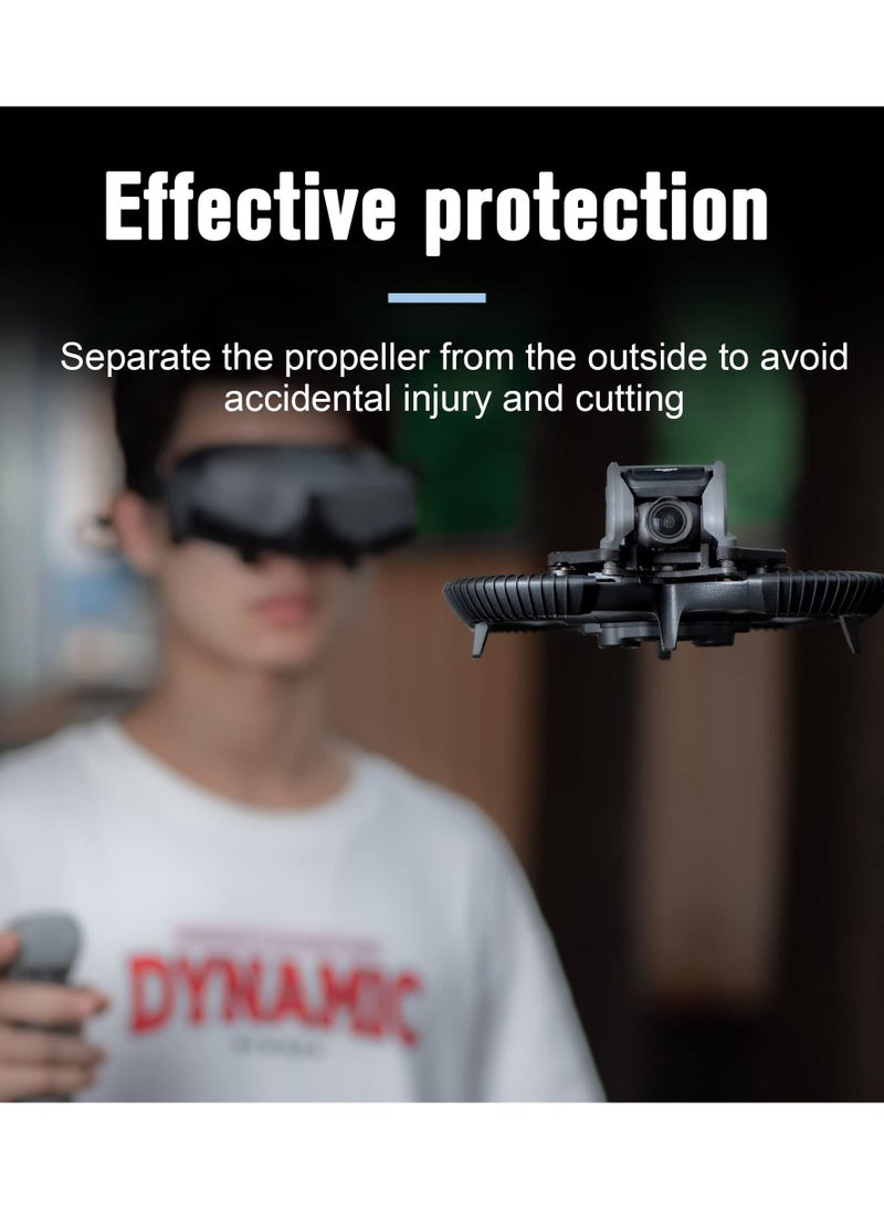 Excefore - واقي مراوح Avata، واقي مراوح Unity لملحقات طائرات DJI Avata بدون طيار (أسود) - Image 1