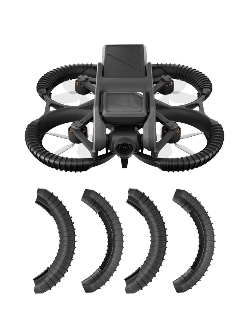 Excefore - واقي مراوح Avata، واقي مراوح Unity لملحقات طائرات DJI Avata بدون طيار (أسود) - Image 1