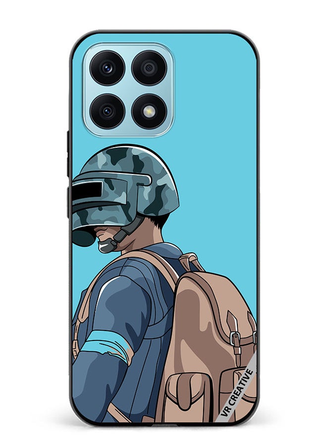 VR CREATIVE Protective Case Cover For Honor X8a Helmet And In Military Uniform Design Multicolour  - Image 1