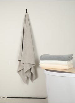 Light Grey Face Towel - Luxuriously Soft Coral Fleece, High Water Absorption, Lightweight, and Perfect for Sensitive Skin - Quick-Dry and Durable Design - pzsku/Z404D657A12E71FF6978DZ/45/_/1740910103/dcaad429-ca58-4717-8104-8c6952cdbab8