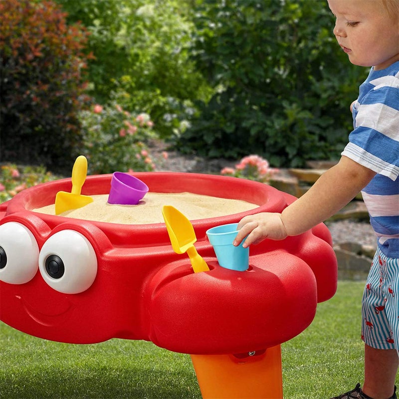 Step2 Crabbie Sand Table, Kids Sand Activity Sensory Table, 4 Piece Accessory Kit, Toddler Summer Outdoor Toys, Ages 1.5 - 6 Years Old - Image 5