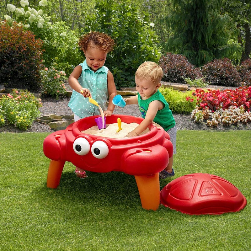 Step2 Crabbie Sand Table, Kids Sand Activity Sensory Table, 4 Piece Accessory Kit, Toddler Summer Outdoor Toys, Ages 1.5 - 6 Years Old - Image 4