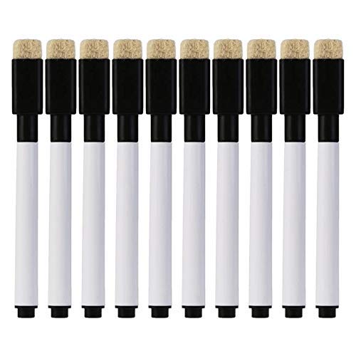 deziine.Fx Set Of 36 Black Magnetic Whiteboard Pen Erasable Marker Office School Stationery Supplies - Image 1