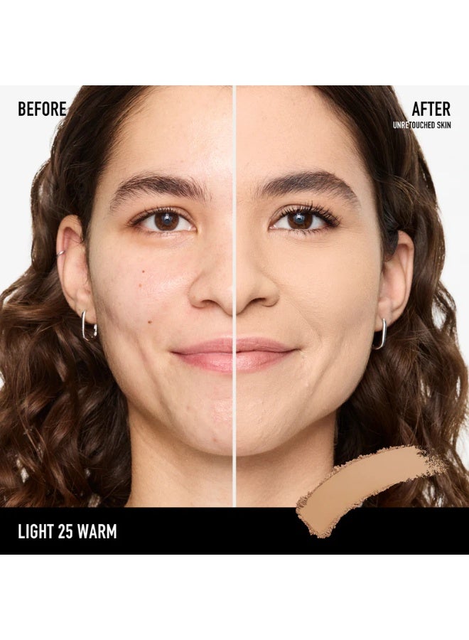 بودرة أساس bareMinerals BarePro 24hr Skin Perfecting Powder FoundationLight 25 Warm 8g - Image 3