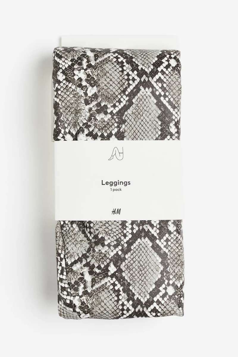 اتش اند ام Printed High Waist Leggings