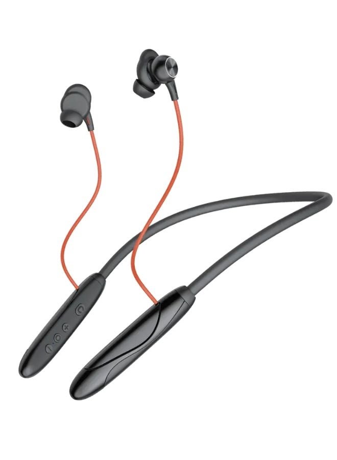 Porodo Soundtec Porodo Echo Flex Bluetooth Headphones | Neckband with Magnetic Buds & Hall Switch | Black - Image 1