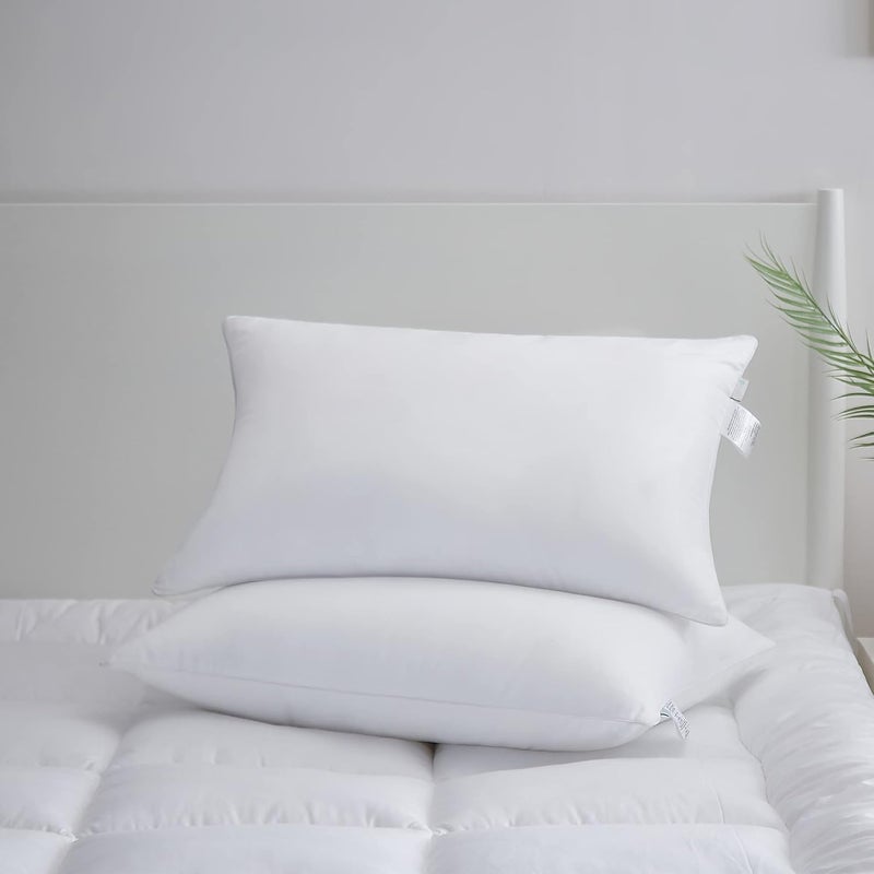 Acanva King Size Bed Pillows 2 Pack - Luxury Soft Inserts for Comfortable Sleeping - Image 2