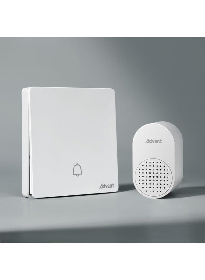 Advent Doorbell, No Battery Required, Self-powered, Wireless, Waterproof, Home Call Button, Fh861-313 - Image 1
