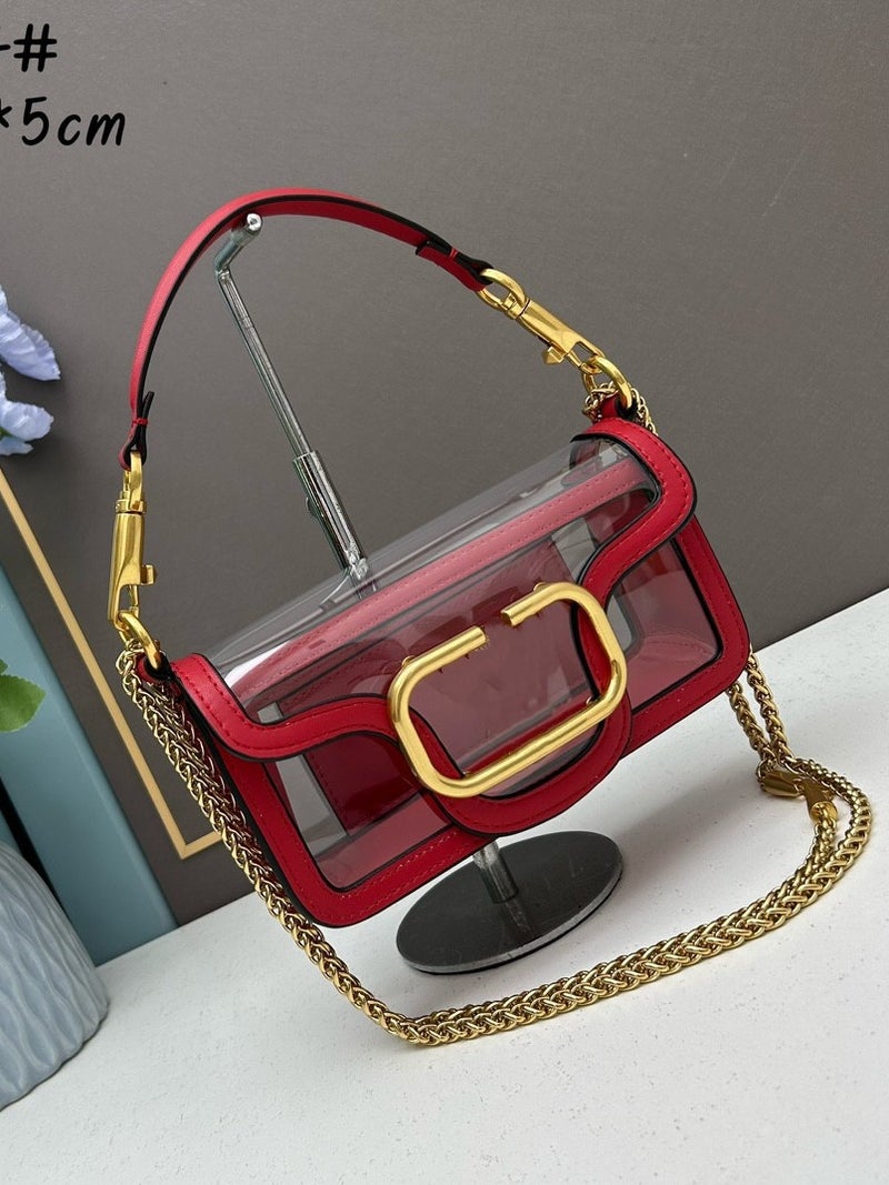 2024 Women'S Chain Crossbody Shoulder Bag, Fashionable And Simple Transparent Small Bag, Trendy And Versatile - Image 3