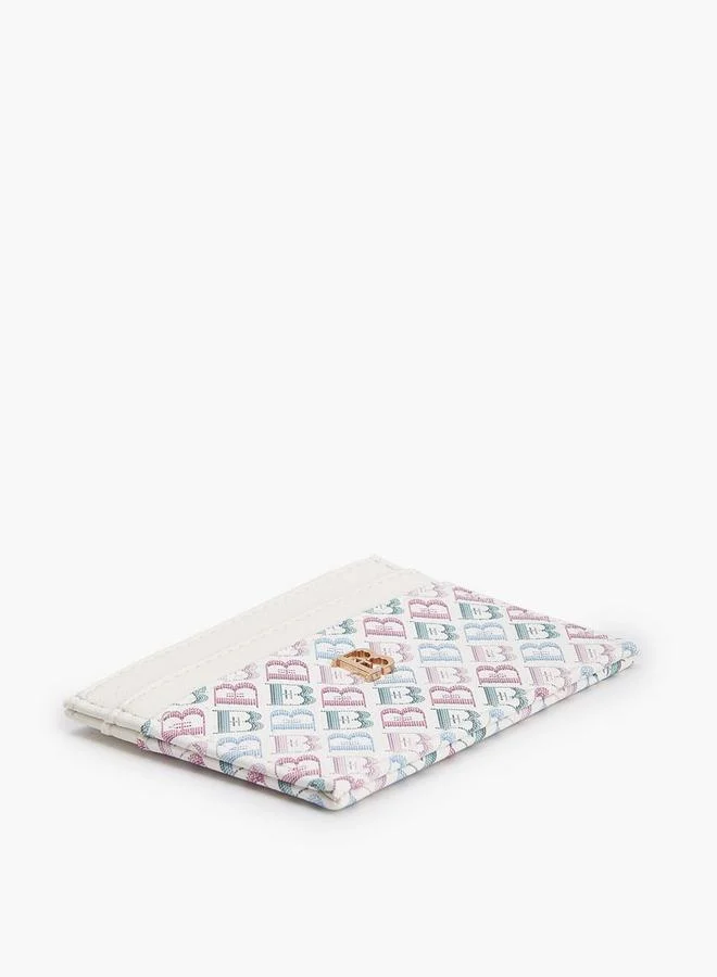 Flora Bella By Shoexpress MULTICOLOR Flora Bella Monogram Print Card Holder for Women | Best Price UAE