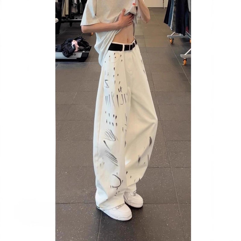 Unisex Classic Denim Jeans Loose Fit Daily Outdoor Wear - Image 4