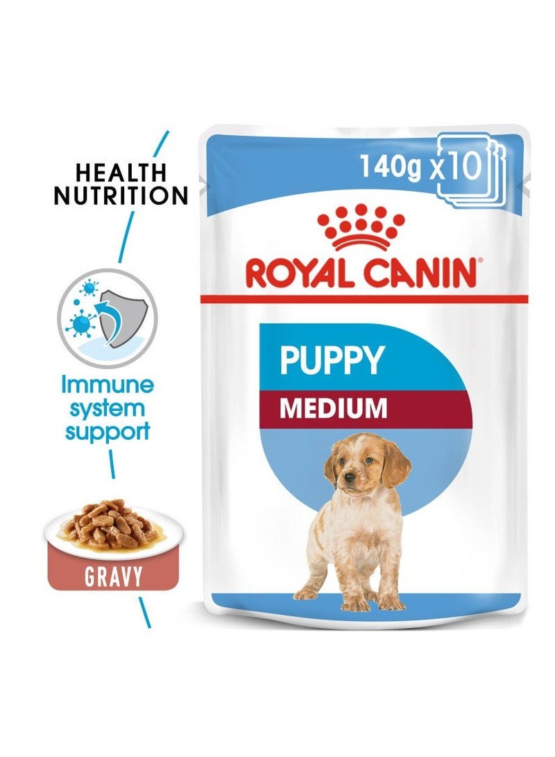 ROYAL CANIN Size Health Nutrition Medium Puppy (WET FOOD - Pouches) - Image 1