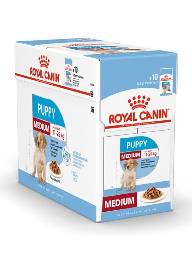 ROYAL CANIN Size Health Nutrition Medium Puppy (WET FOOD - Pouches) - Image 2