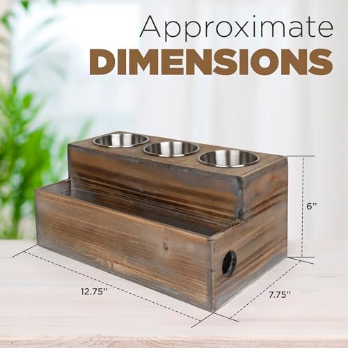 Besti Wooden Hair Dryer Holder – Hair Tools and Styling Supplies Organizer and Storage for Vanity and Bathroom - Natural Elegant Design - Multi-Functional Caddy for Accessories, Makeup, Toiletries - Image 4