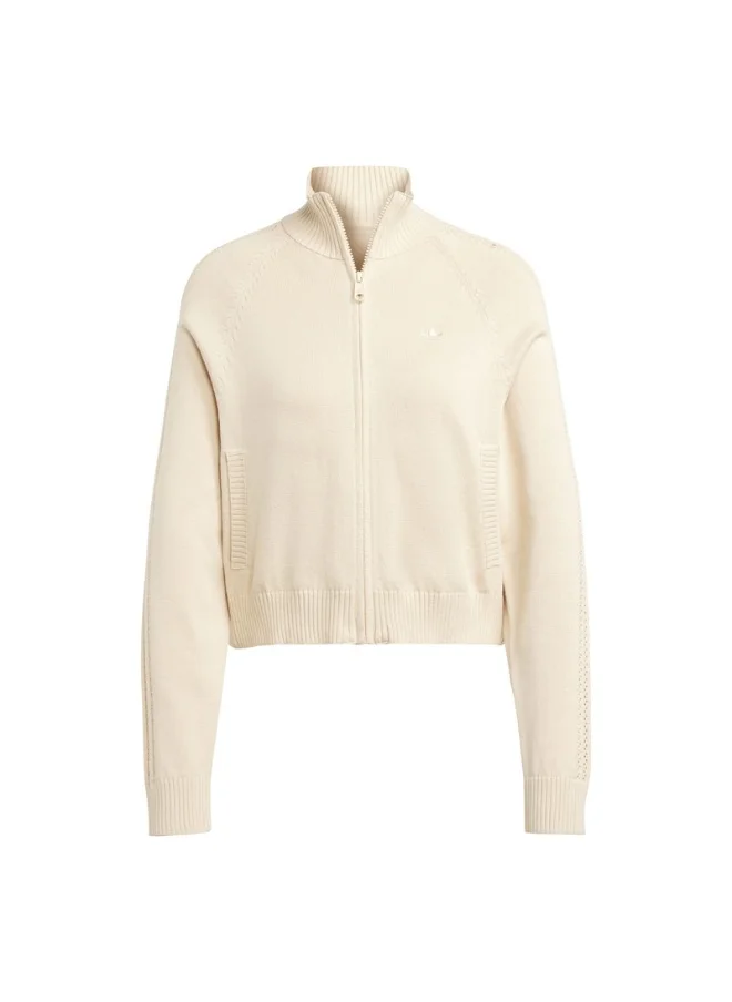 اديداس اوريجينالز adidas KNIT TRACKTOP Pink Originals Women TRACK TOPS