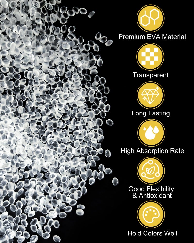 PLANTIONAL 3LB Unscented Aroma Beads for Car Freshies freshie beads freshie supplies DIY Homemade Natural Eva Beads Bulk - Image 2