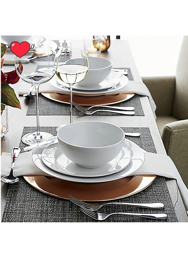Beauenty 12-pack Cloth Napkins, Premium Quality Cotton,Machine Washable Oversized Cloth Dinner Table Napkins for Wedding/restaurant/hotel/party/holiday Dinner(White,19 X 19 Inch)  - Image 4