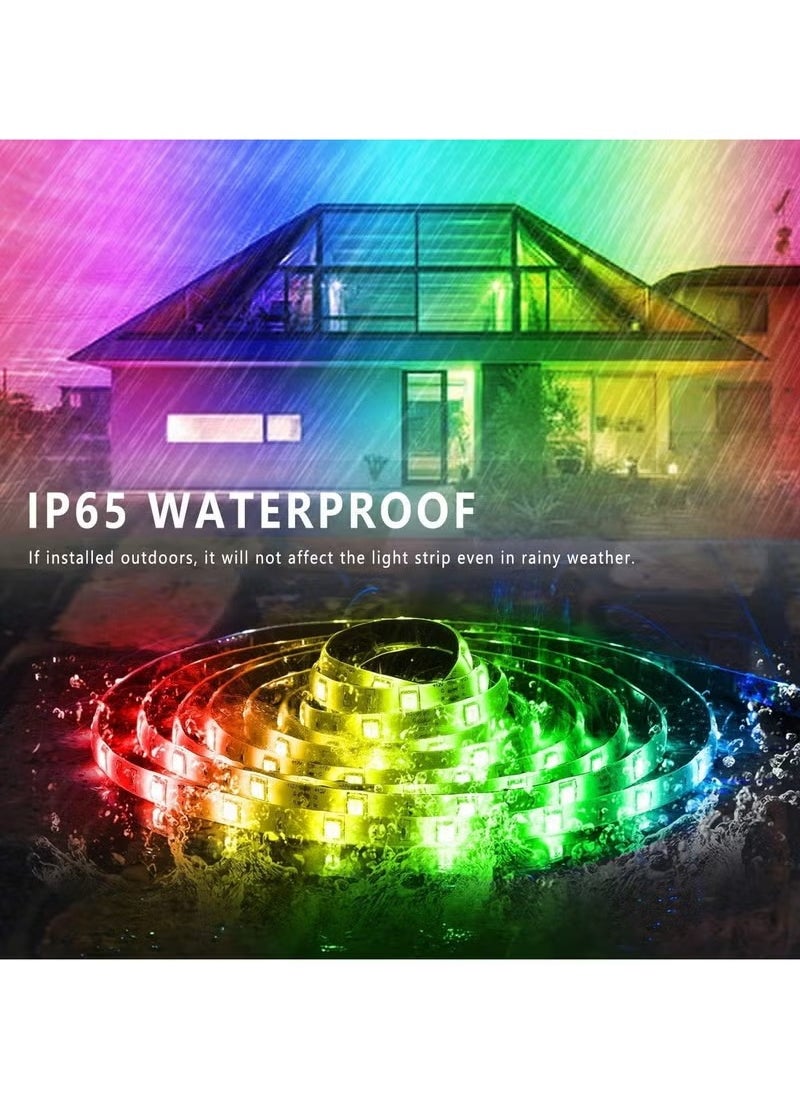 Generic - LED Waterproof Strip Light Red/Blue/Green 2meter With Remote Control - Image 1