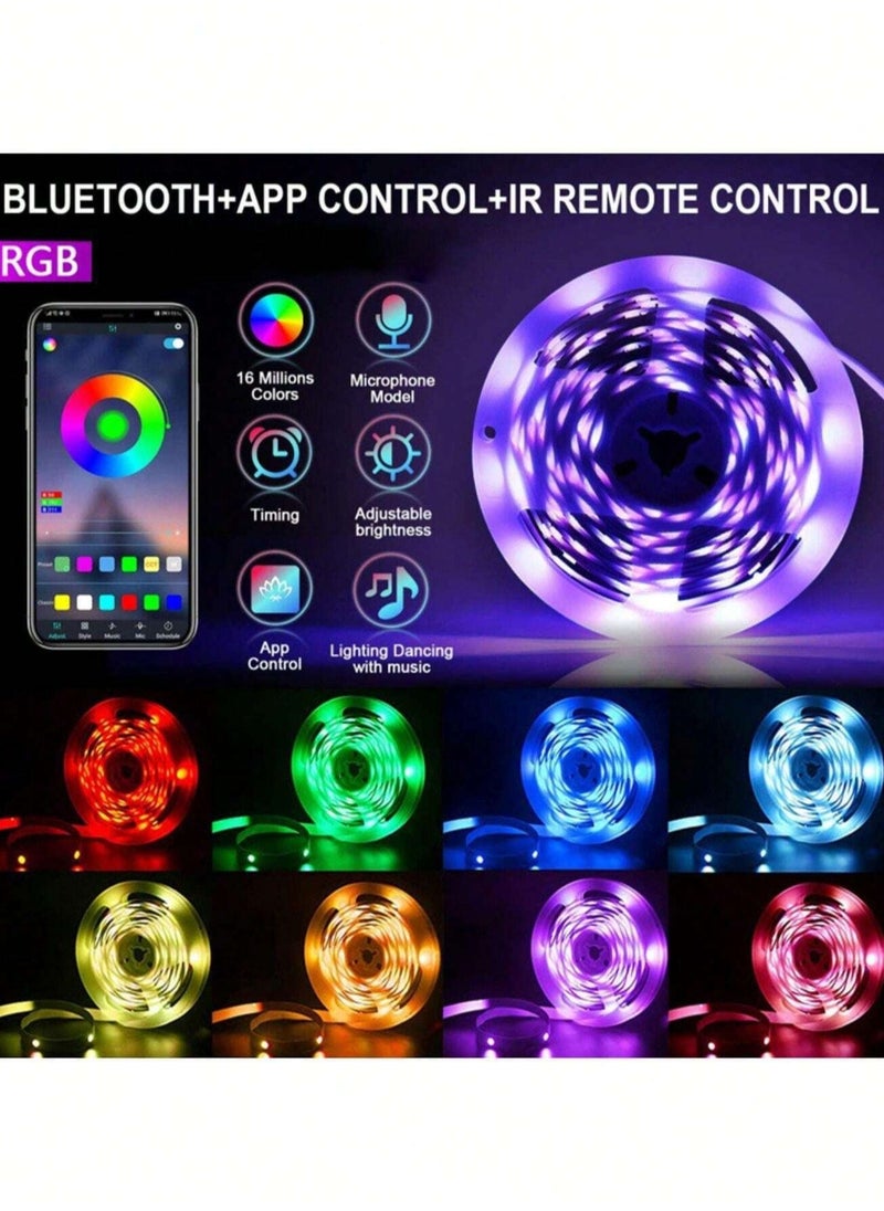 Generic - LED Waterproof Strip Light Red/Blue/Green 2meter With Remote Control - Image 1