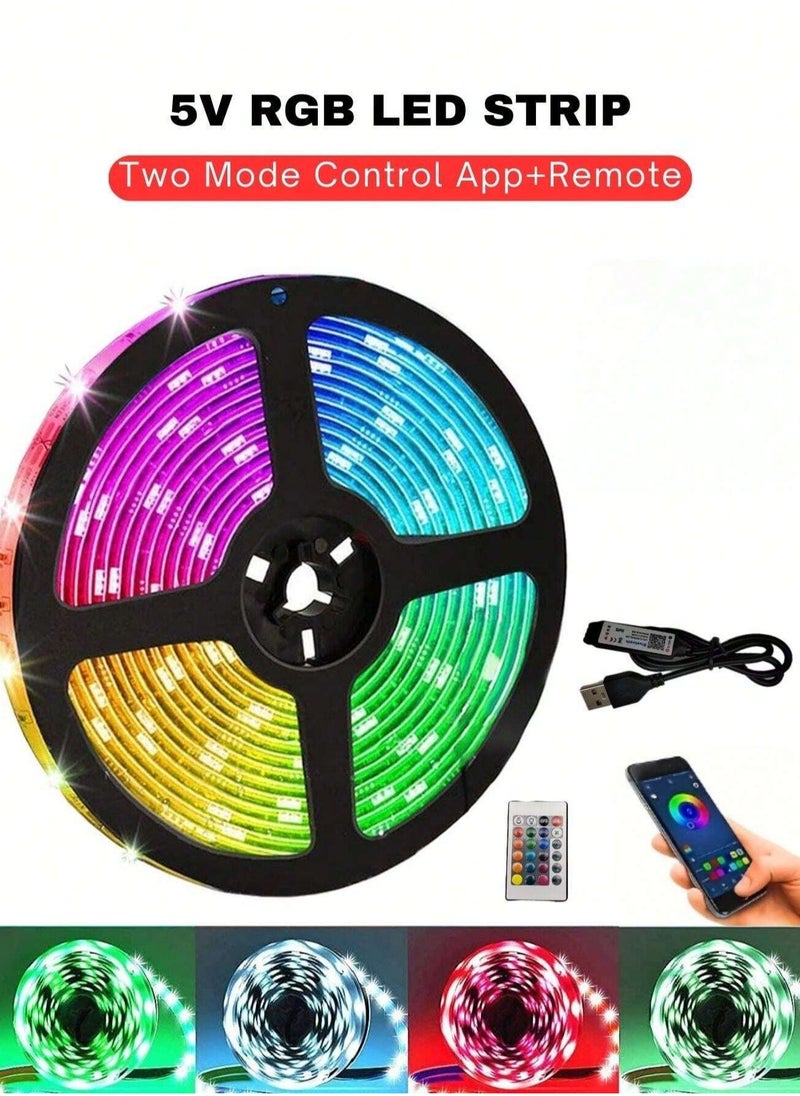 Generic - LED Waterproof Strip Light Red/Blue/Green 2meter With Remote Control - Image 1
