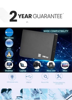 ماركة غير محددة محرك أقراص صلبة خارجي محمول يعمل بنظام Windows، USB 3.0، Sata، محرك أقراص صلبة محمول بسعة 500 جيجابايت، محرك أقراص صلبة Sata مقاس 2.5 بوصة، لأجهزة الكمبيوتر الشخصية وأجهزة Mac، جاهز للتوصيل والتشغيل، محرك أقراص فلاش، (500 جيجابايت)  - Image 2