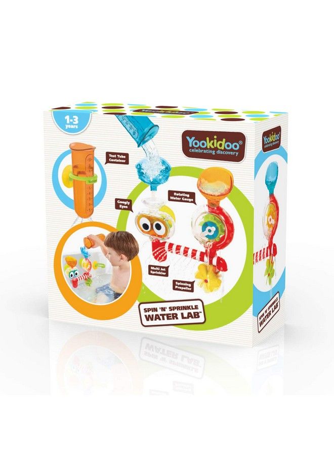 Yookidoo Baby Bath Toy (For Toddlers 1 3) Spinning Gear And Googly Eyes For Toddler And Baby Bath Time Sensory Development Attaches To Any Size Tub Wall 1+ Years  - Image 5