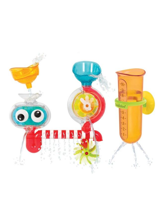 Yookidoo Baby Bath Toy (For Toddlers 1 3) Spinning Gear And Googly Eyes For Toddler And Baby Bath Time Sensory Development Attaches To Any Size Tub Wall 1+ Years  - Image 1
