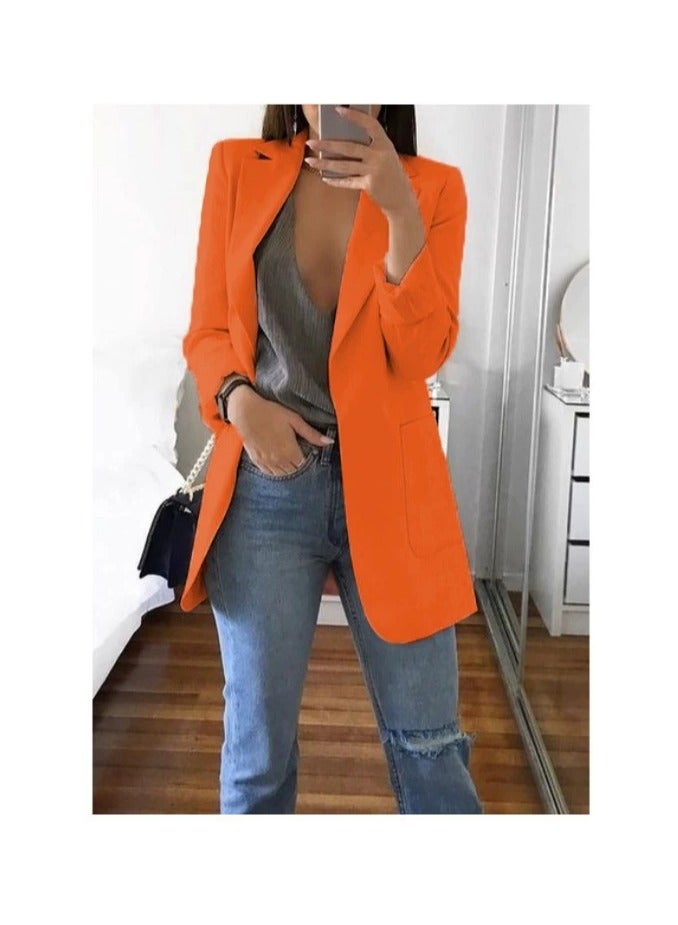 Shougu New Women's Casual Long Sleeved One Button Suit Jacket  - Image 1