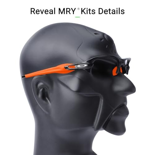 Mryok Replacement Earsocks Nosepieces Kits for Oakley Flak 2.0/2.0 XL - Orange - Image 5