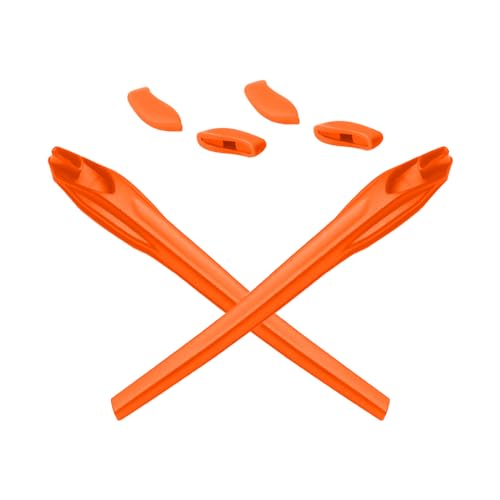 Mryok Replacement Earsocks Nosepieces Kits for Oakley Flak 2.0/2.0 XL - Orange - Image 1