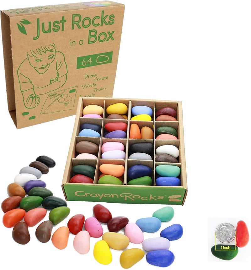 Crayon Rocks NEW! Just Rocks in a Box 32 Colors - Image 1
