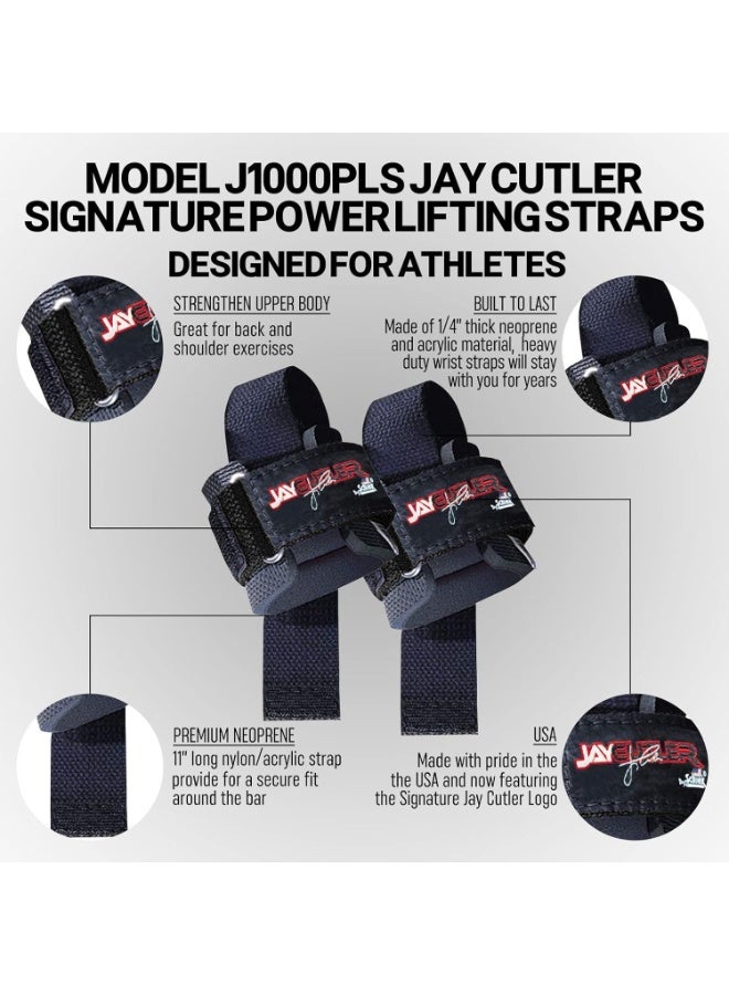 Schiek Model J-1000PLS Jay Cutler Signature Power Lifting Straps - Image 2