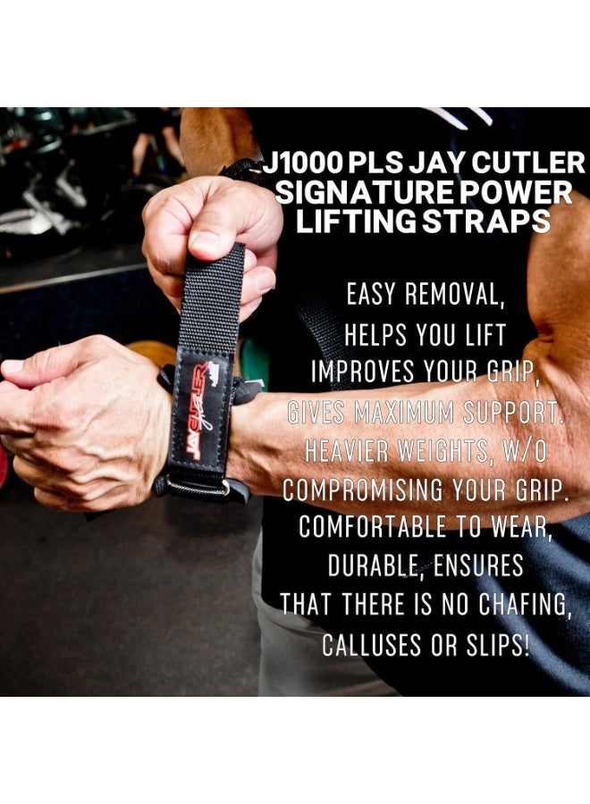Schiek Model J-1000PLS Jay Cutler Signature Power Lifting Straps - Image 5