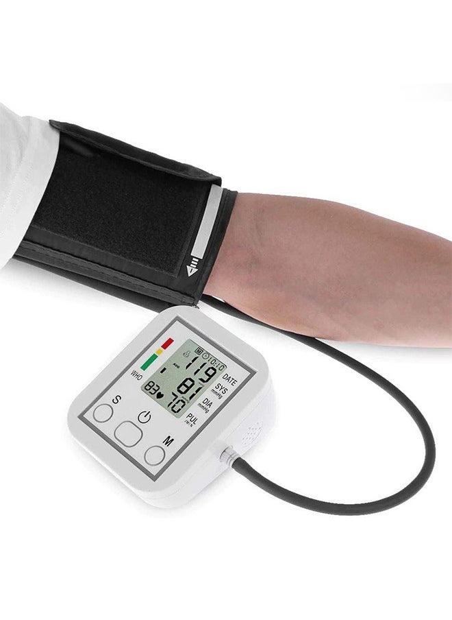 CATANES - Automatic Digital Arm Blood Pressure Monitor with Large Display, Intelligent Microcomputing, and One-Touch Operation for Accurate Home Health Monitoring - Image 1