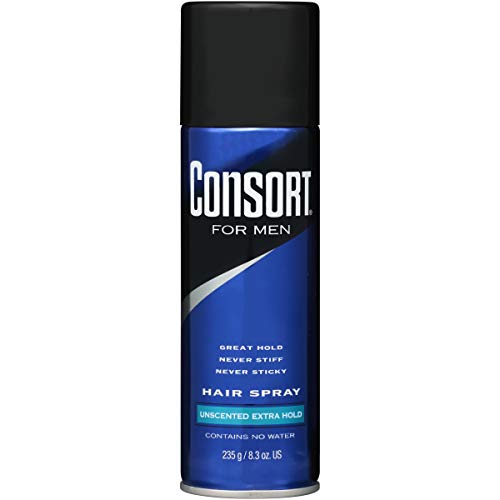 Consort For Men Hair Spray Unscented Extra Hold 8.30 oz (Pack of 6) - Image 1