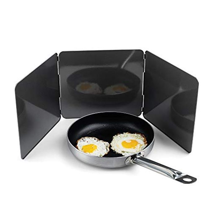Fox Run Stovetop, Gray Steel, 9" x 10", Three Sided - Image 4