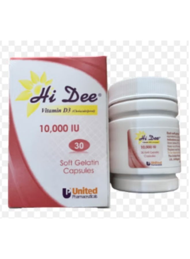 Hidee Vitamin D3 10000 Iu Caps 30S