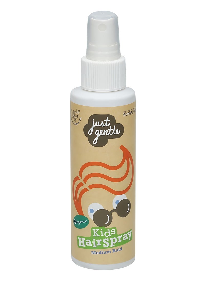 Just Gentle Just Gentle Kids Organic Hair Spray Berry - Alcohol-Free, Paraben-Free, Enriched with Organic Argan Oil, 100ml  - Image 1