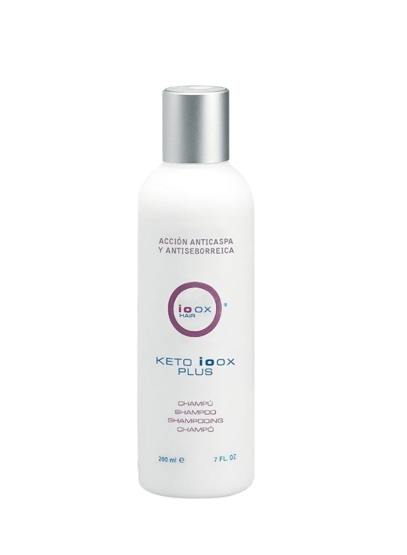 Ioox Keto Plus Shampoo Antiseborreic Shampoo 200ml - Image 1