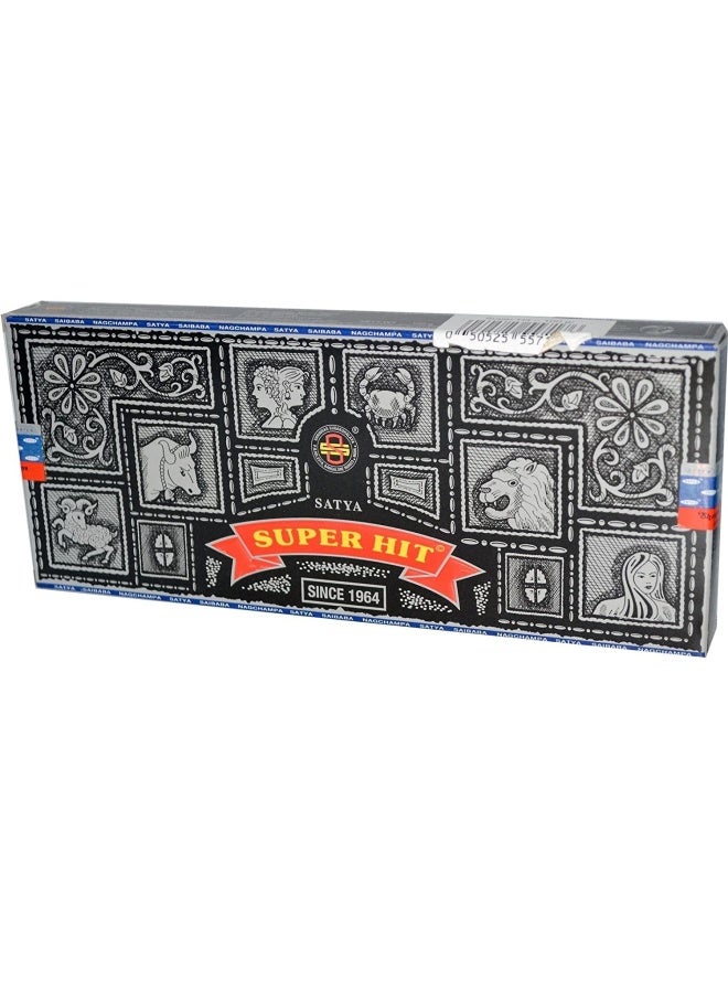 Sai Baba  SUPERHIT100GM Super Hit Incense  Case of 6 101 GM  Black - Image 1